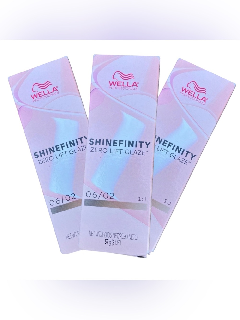 Wella Shinefinity Zero Lift Glaze 06/02 Dark Blonde Natural Matte Salon Color 3x